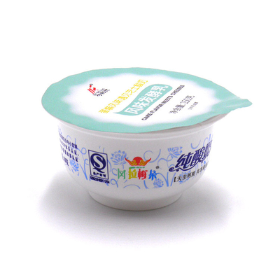 Trasversale impresso pre ha tagliato il PVC del coperchio del di alluminio lacca l'imballaggio per alimenti del vaso del yogurt