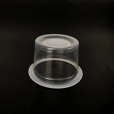 tazze di plastica della salsa di 100ml 3.5oz delle tazze del parfait trasparente di plastica eliminabile del yogurt
