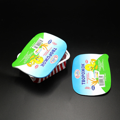 Coperchi d'imballaggio del vaso del yogurt del yogurt della stagnola della latteria di alluminio del coperchio 70 micron