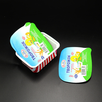 10 coperchi di alluminio pretagliati 20mic riciclabile del yogurt di colori a stagnola 90mic