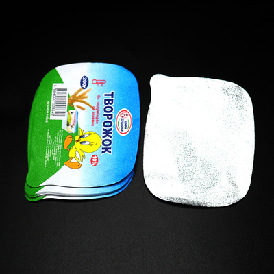coperchi verdi 76mm del di alluminio di 88mm per la tazza di PS della termosaldatura di CPP del yogurt