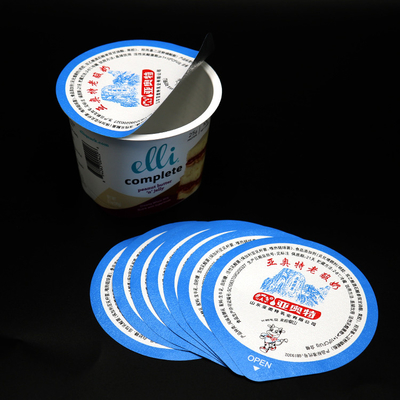 40 la rotondità eliminabile del coperchio della stagnola del yogurt del micron 98mm pre ha tagliato il film del PE