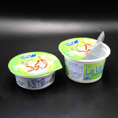 I pp arrotondano gli adesivi riciclabili amichevoli di Eco del coperchio della stagnola del yogurt per le tazze dell'acqua del caffè