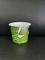 150 ml di yogurt di plastica stampato IML con coperchio in foglio di alluminio e coperchio di plastica