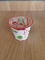 Tazza di yogurt di plastica da 150 ml con tappo di foglio e tappo di plastica
