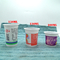 tazza di plastica stampata su ordinazione bianca del frullato dei pp del latte della tazza eliminabile di /yogurt /Tea con il coperchio coloful