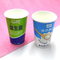 tazze di carta Leakeproof del yogurt di 180ml 200ml 6 tazze del gelato di Oz con i coperchi