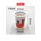 tazza di plastica di 140ml pp per yogurt con il coperchio delle stagnole