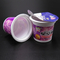 3 OEM su ordinazione di Logo Food Packaging della tazza del gelato della tazza 100ml del yogurt dell'oncia pp