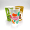 tazze di plastica del tè del latte di 360ml 700ml con le tazze fredde di Logo Printed Milkshake Clear Frosted