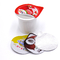 tazza di plastica 140ml del yogurt di 85mm pp riciclabile con il coperchio del foglio di alluminio
