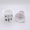 Tazza di plastica su misura 12oz650ml di plastica della bevanda a base di latte del yogurt delle tazze del commestibile con il coperchio del di alluminio