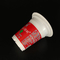 tazza di plastica eliminabile 250ml per yogurt con la tazza eliminabile del coperchio pp