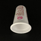tazze di plastica delle tazze del yogurt congelate 155ml con i coperchi del di alluminio