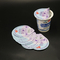 Coperchi tagliati 74mm riciclabili del yogurt del di alluminio di 30mic 40mic per la tazza di plastica