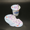 Coperchi tagliati 74mm riciclabili del yogurt del di alluminio di 30mic 40mic per la tazza di plastica