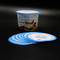 40 la rotondità eliminabile del coperchio della stagnola del yogurt del micron 98mm pre ha tagliato il film del PE