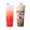 Tazze su ordinazione 18oz 22oz 24oz di Logo Disposable Milk Tea Plastic trasparenti
