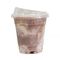tazze di 90mm Dia Clear Milk Tea Plastic con i coperchi 20oz 16oz 15oz non tossici