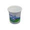 Coppa di yogurt di plastica da 125 ml con coperchio di foglio e coperchio di plastica